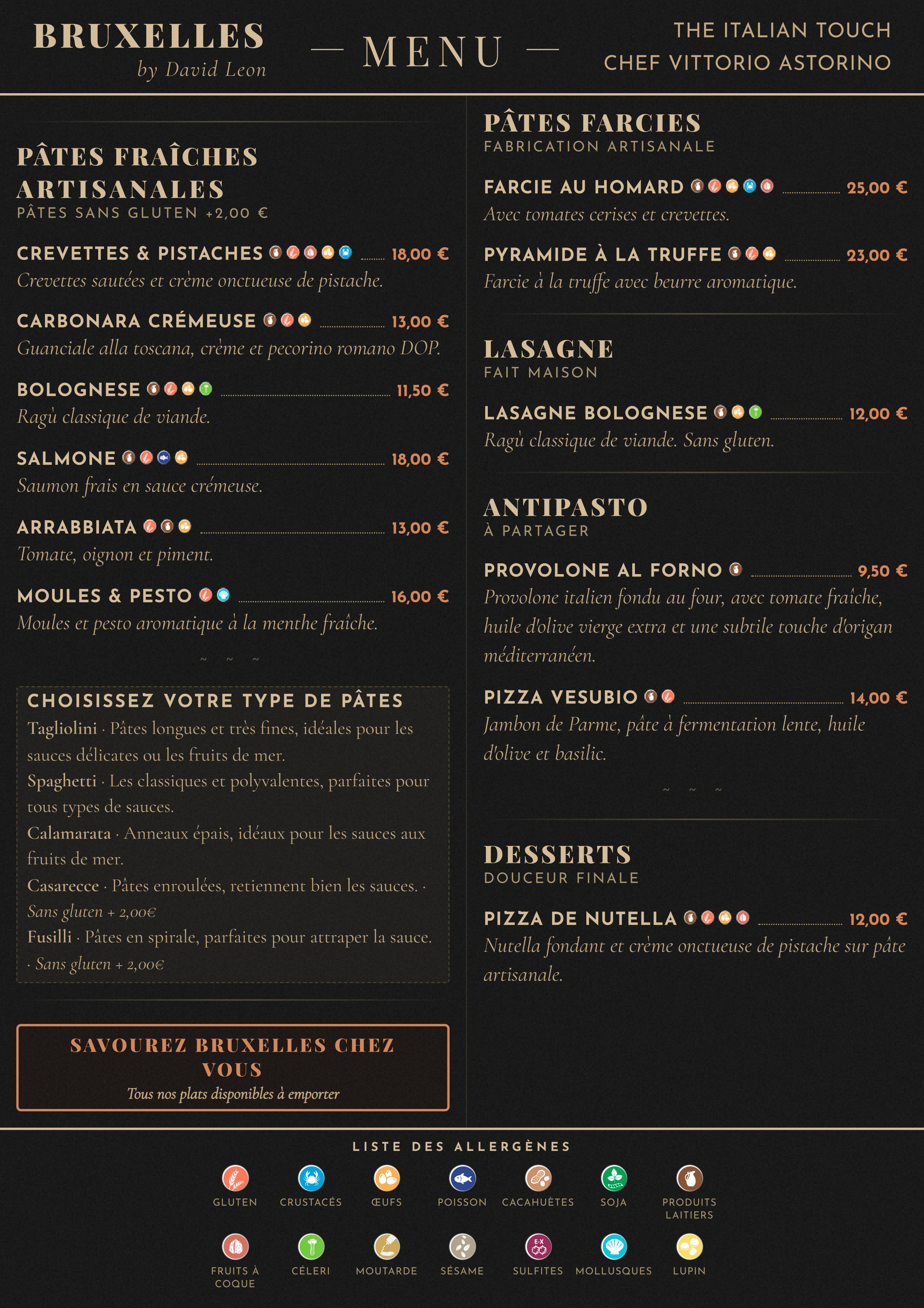 Menu Italien & Pizzas — Page 2