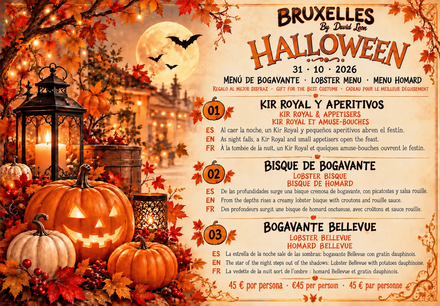Halloween Menu